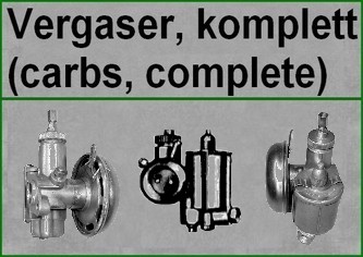 SACHS: Vergaser/ carburators